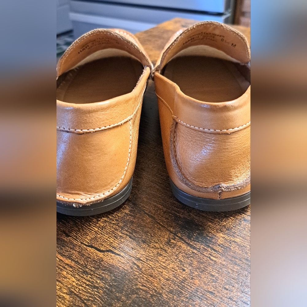 Men's GIORGIO BRUTINI Le Glove 8.5 Tan Basket Weave Leather Upper Loafers Shoe - Picture 5 of 9